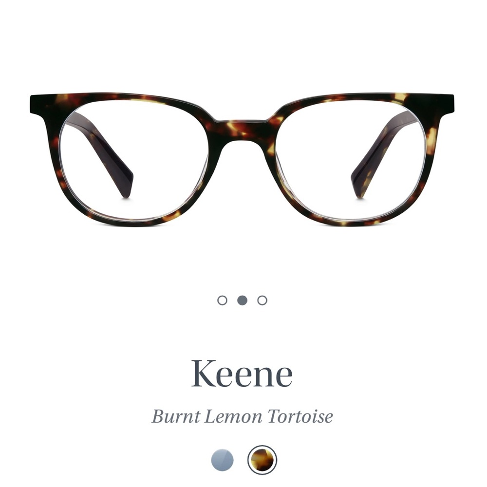 Warby Parker Keene Prescription Glasses (-3.00)
